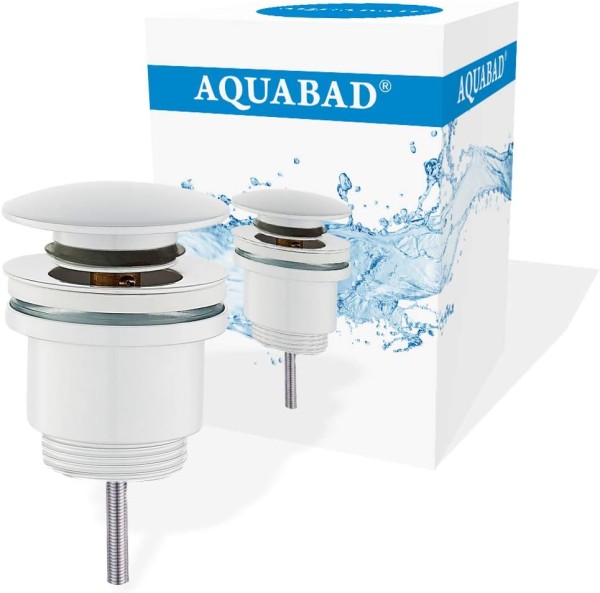 Aquabad Click Clack Ablaufgarnitur Set CC32 Weiß