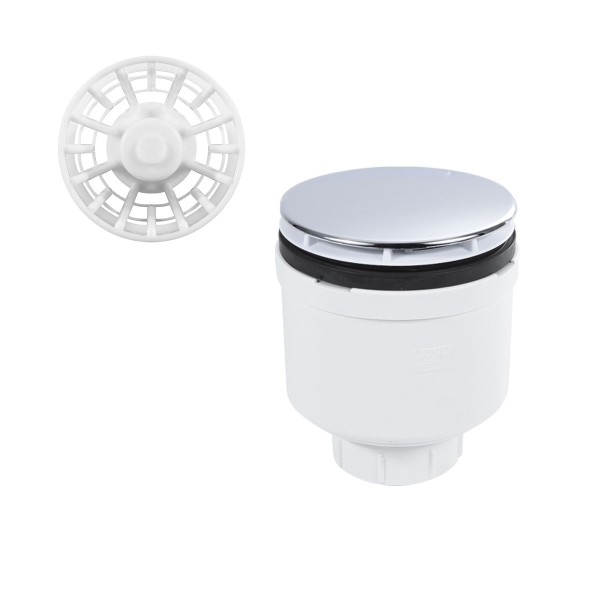 Trapflex Ablaufgarnitur Set inkl. McAlpine ST9038 Chrom